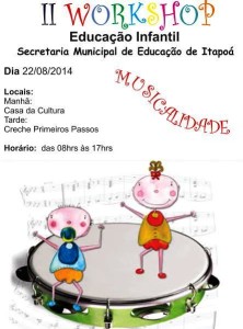 Banner II Workshop Educação Infantil de Itapoá