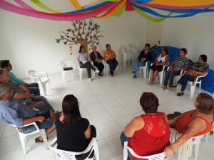 Coletiva de imprensa dos conselhos municipais.