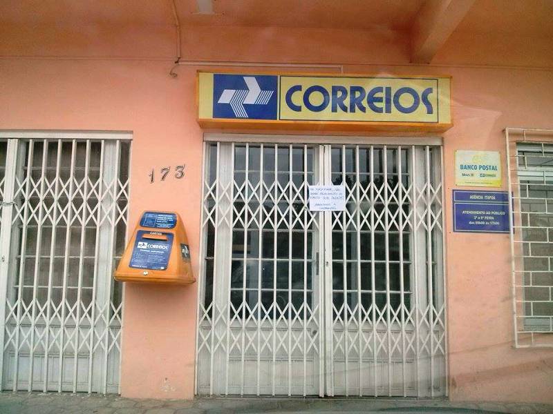 Agência dos Correios de Itapoá pode ter sido assaltada na manha desta quinta-feira, dia 16 de abril