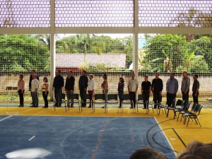 Inaugurações quadra e salas da Escola do Pontal