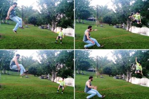 Fanpage Slackline Itapoá / Divulgação.