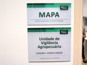 Unidade de Vigilância Agropecuária do Porto Itapoá é oficialmente instalada.