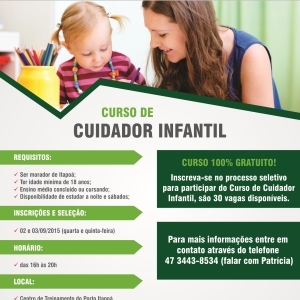cuidador infantil porto itapoa - principal