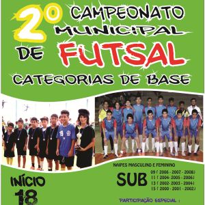 2º Campeonato Municipal de Futsal de Itapoá tem início dia 18 de outubro