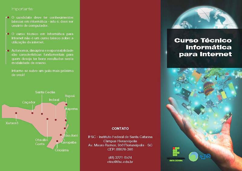 Folder Curso Tecnico de Informática para Internet no IFSC polo Itapoa_Página_1
