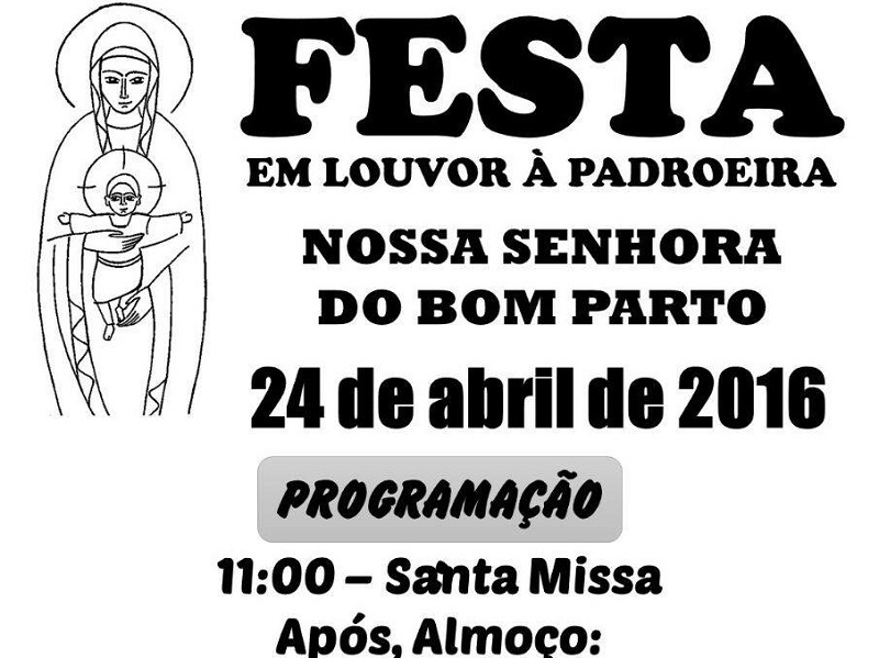 Festa em louvor à padroeira Nossa Senhora do Bom Parto no Paese em Itapoa - Capa