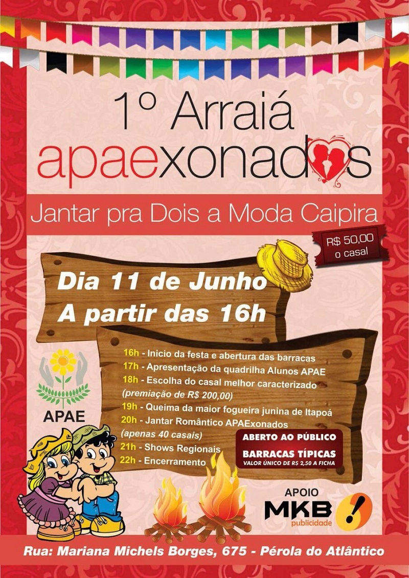 1o Arraia APAExonados em Itapoa