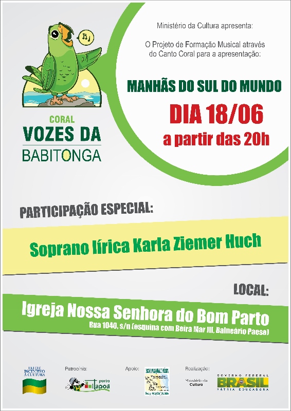 Cartaz - apresentacao Coral Vozes Babitonga18 jun 2016 (566x800)