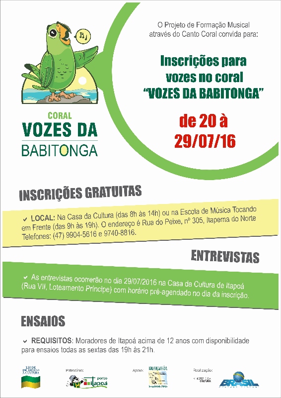 Inscrições abertas para o Projeto Coral Vozes da Babitonga 2016 (566x800)