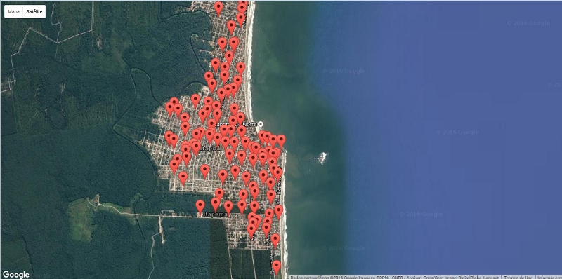 São 221 armadilhas do modelo Larvitrampa instaladas em Itapoá.