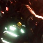 Bombeiros resgatam caminhoneiro preso às ferragens após acidente na SC-415