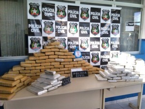 Apreensão de maconha em São Francisco do Sul