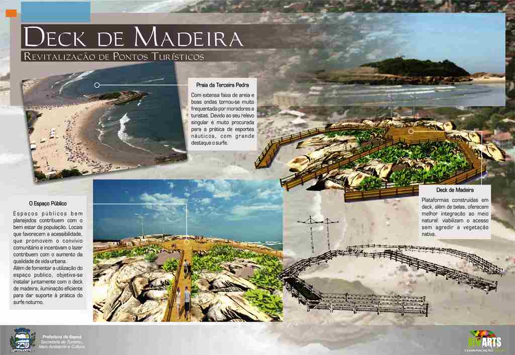 Projeto de Deck de Madeira na Terceira Pedra em Itapoá