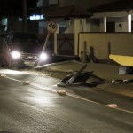 Acidente  na avenida Celso Ramos em Itapoá