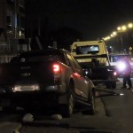 Acidente  na avenida Celso Ramos em Itapoá