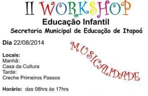 Banner II Workshop Educação Infantil de Itapoá
