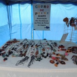 Artesanato de Itapoá é exposto em feira na Avenida Beira Mar III