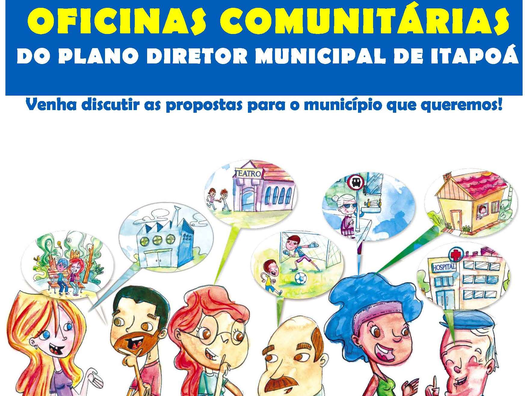 Prefeitura realizará duas oficinas comunitárias referentes ao novo plano diretor