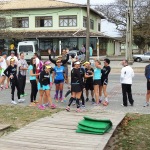 Treino inaugural do Grupo de Corrida e Caminhada de Itapoá