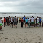 Treino inaugural do Grupo de Corrida e Caminhada de Itapoá