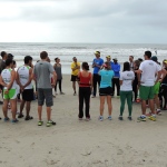 Treino inaugural do Grupo de Corrida e Caminhada de Itapoá