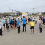Treino inaugural do Grupo de Corrida e Caminhada de Itapoá