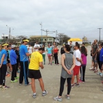 Treino inaugural do Grupo de Corrida e Caminhada de Itapoá