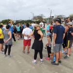 Treino inaugural do Grupo de Corrida e Caminhada de Itapoá