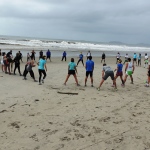 Treino inaugural do Grupo de Corrida e Caminhada de Itapoá