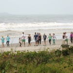 Treino inaugural do Grupo de Corrida e Caminhada de Itapoá