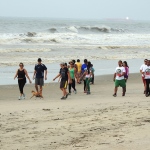Treino inaugural do Grupo de Corrida e Caminhada de Itapoá
