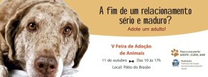 Banner da 5ª edição da Feira de Animais em Itapoá