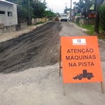 Nove vias de Itapoá recebem pavimentação pela Prefeitura