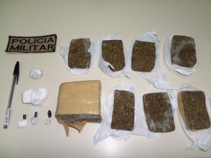 Ocorrência de tráfico de drogas é registrada pela PM no Loteamento Príncipe