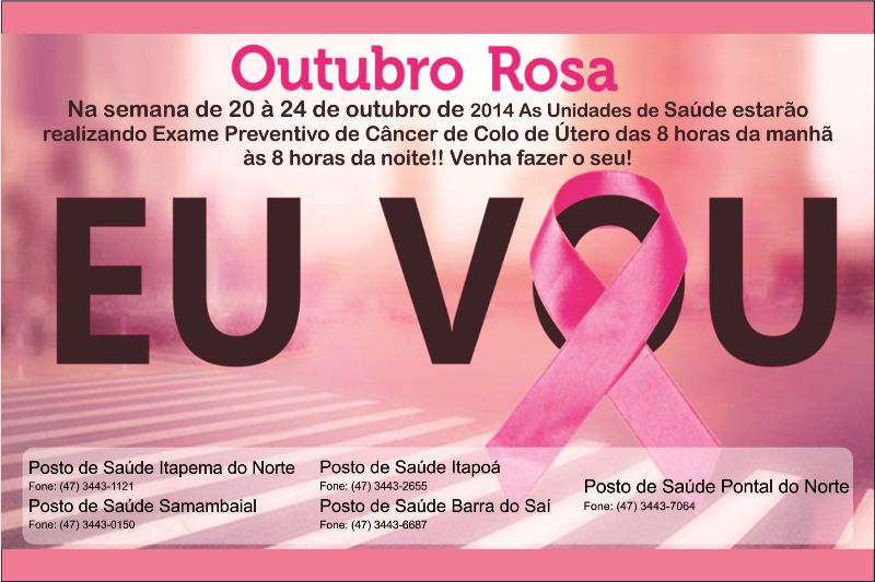 Panfleto Outubro Rosa