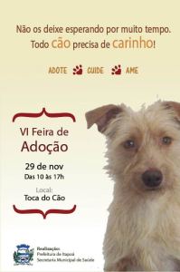 6ª Feira de Animais de Itapoá é neste sábado, dia 29 de novembro