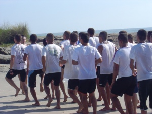 Candidatos a novos guarda-vidas civis de Itapoá estão em treinamento