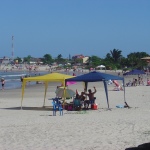 Mais um final de semana de sol e movimento intenso em Itapoá