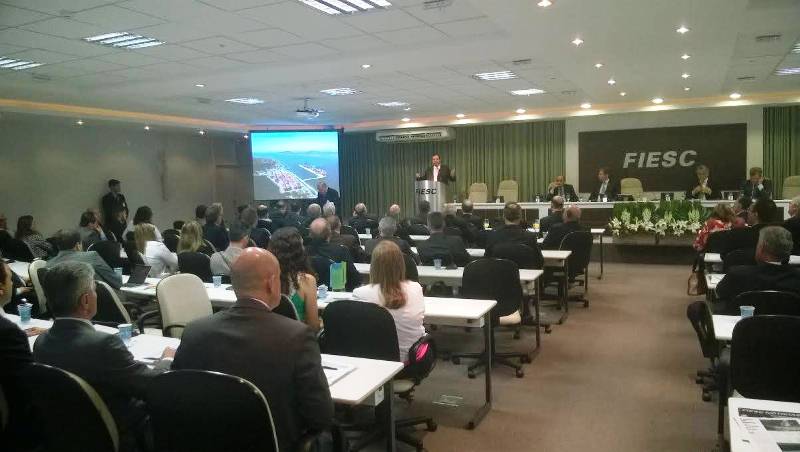 Porto Itapoá se destaca em reunião do Conselho da Fiesc