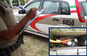 Ligação clandestina de água - Itapoá Saneamento