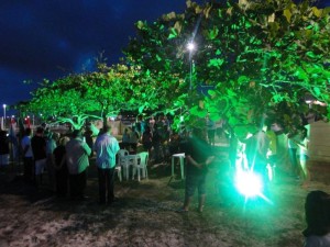 Praça do Rainha recebe iluminação