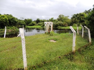 Captação de água na Rua 650 em Itapoá.