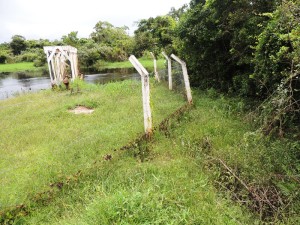 Captação de água na Rua 650 em Itapoá.
