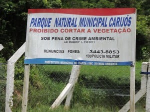 Captação de água na Rua 650 em Itapoá.