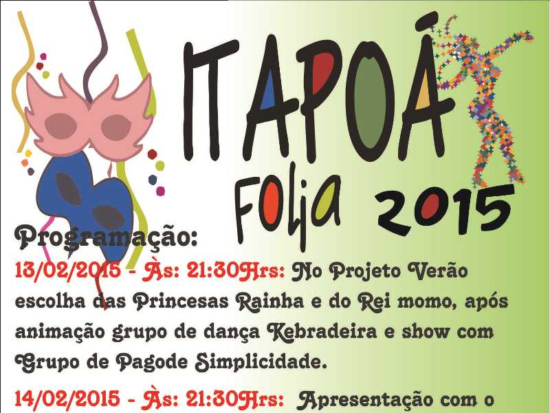 Carnaval Itapoá 2015