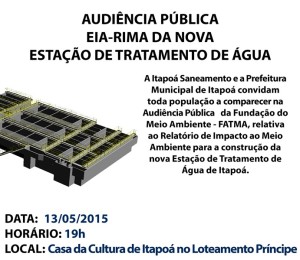 Audiência Publica nova ETA Itapoa Saneamento - Capa