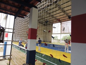 Inaugurações quadra e salas da Escola do Pontal