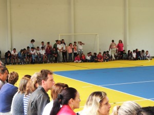 Inaugurações quadra e salas da Escola do Pontal
