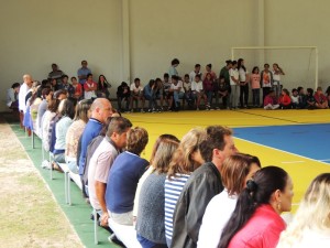 Inaugurações quadra e salas da Escola do Pontal
