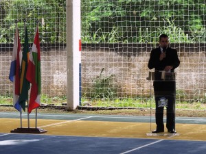 Inaugurações quadra e salas da Escola do Pontal